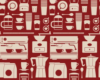 Arka plan ile kahve siluet