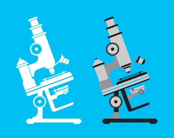 Иллюстрация микроскопа . — стоковый вектор