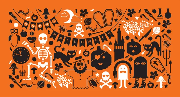 Diseño de Halloween — Vector de stock