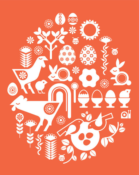 Пасхальная декоративная композиция
