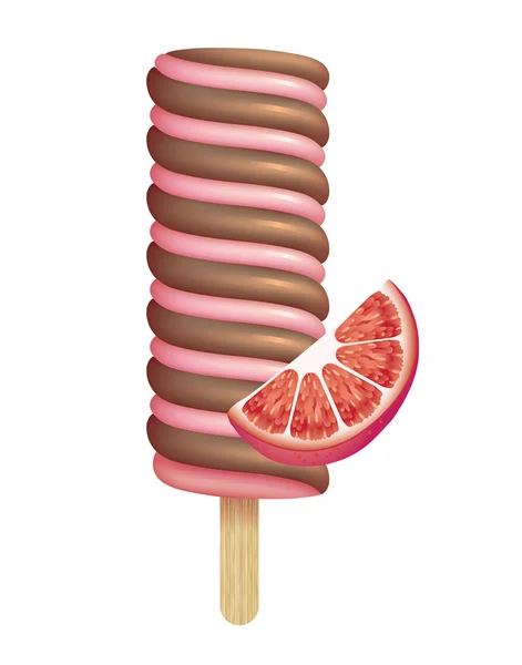 Ice cream illustration — Stock Vector