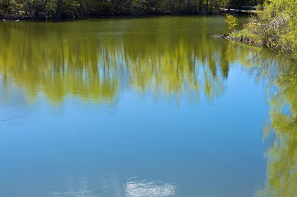 Uma paisagem fluvial — Fotografia de Stock