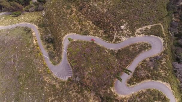 Lamborghini Gallardo a Angeles Crest Hwy — Video Stock