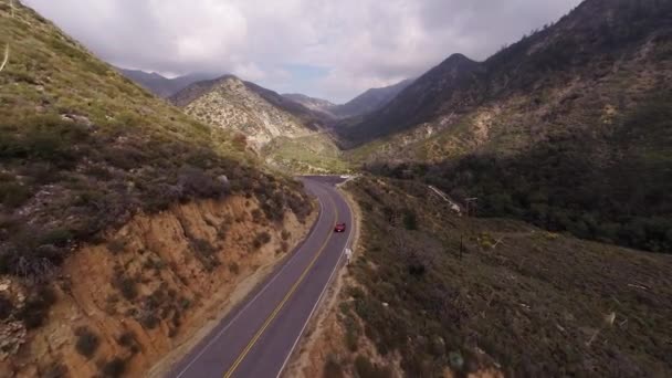 Lamborghini Gallardo Angeles Crest Hwy at — Stok video