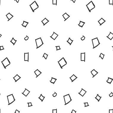 Beyaz arka plan üzerinde basit Seamless Modeli kareler