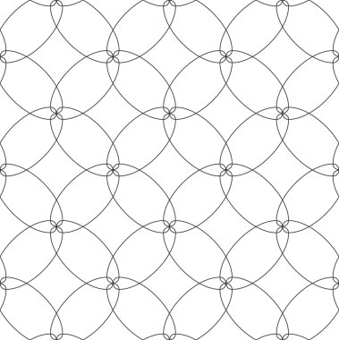 Soyut geometrik Dikişsiz desen ince çizgiler