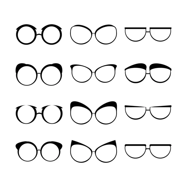 Set kacamata - Stok Vektor