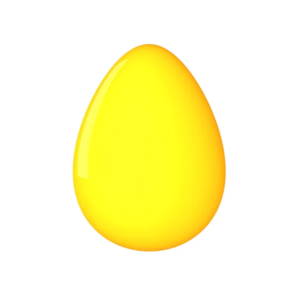 Easter egg. Painted. 3D object. Render. Easter Holiday. — Stock Photo, Image