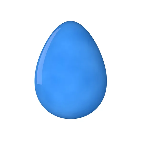 Easter egg. Geschilderd. 3D-object. Render. Paasvakantie. — Stockfoto