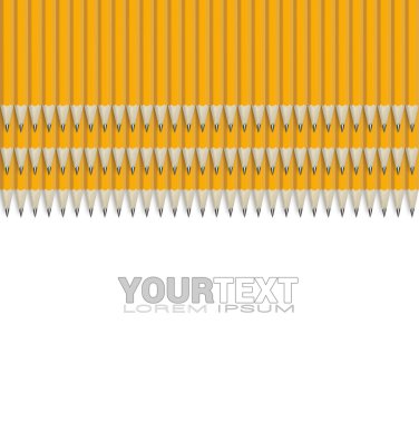 Sonunda bilenmiş çubuk ve silgi kalem seti