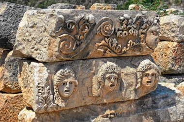 karşı karşıya Antik şehir myra, Türkiye