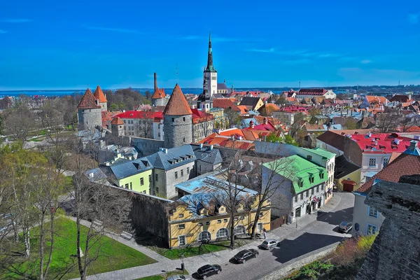 Таллин. Старый городской пейзаж — стоковое фото