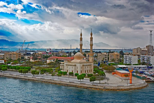 Belangrijkste moskee in Port Fuad — Stockfoto