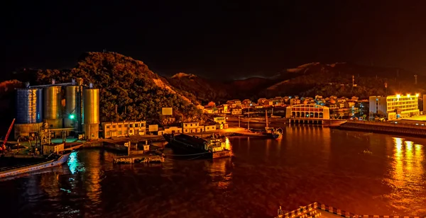 Small port on an island in China — Stock Photo, Image