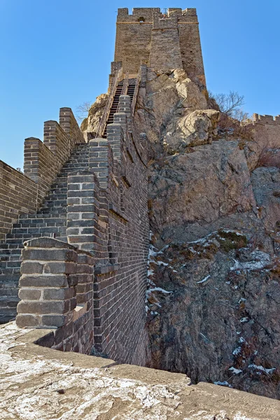 Uitkijktoren op Great China wall — Stockfoto