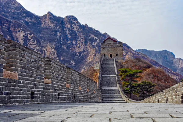 Ver torres en la Gran Muralla de China — Foto de Stock