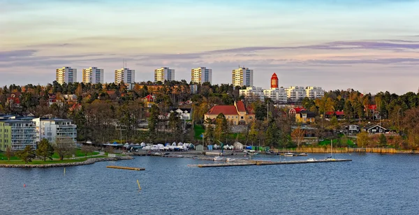 Stockholm archipelag zachód słońca — Zdjęcie stockowe