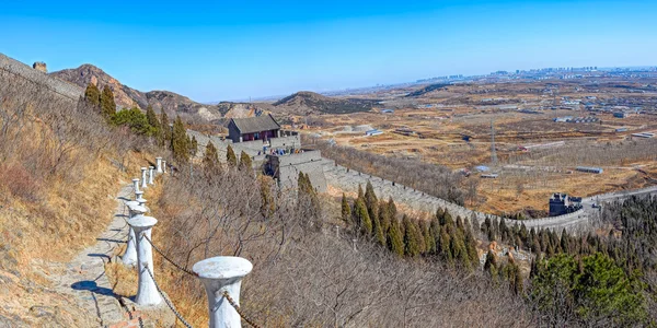 Passo a Passo para Torre de Vigia na Grande Muralha da China — Fotografia de Stock