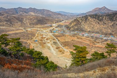 Kış Yanshan dağlar