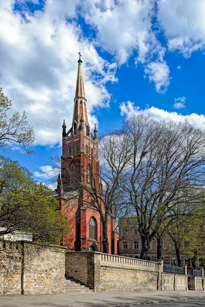 Saint Saviour's Anglicaanse kerk, Riga, Letland — Stockfoto