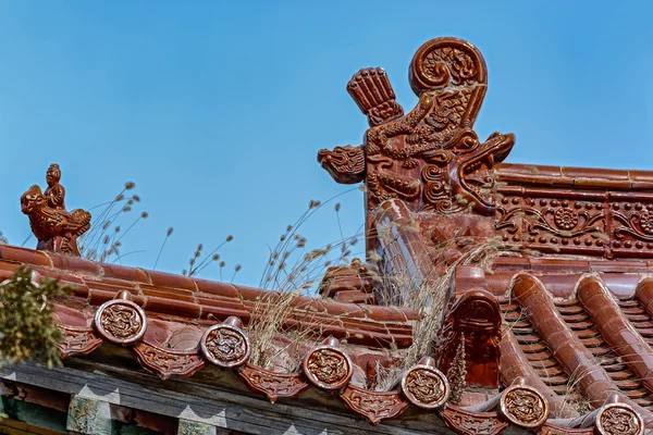 Decoraciones de techo imperial chino — Foto de Stock