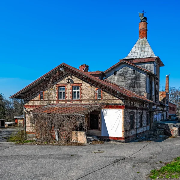 Cesis eski bira fabrikası — Stok fotoğraf