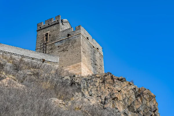 Torre di guardia sulla Grande muraglia cinese — Foto Stock