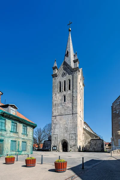 Church of Saint John the Baptist in Cesis — Stock Photo, Image