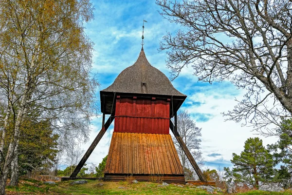 Старая церковная колокольня Зигтуна, Швеция — стоковое фото