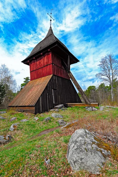 Staré kostelní zvonice Sigtuna, Švédsko — Stock fotografie