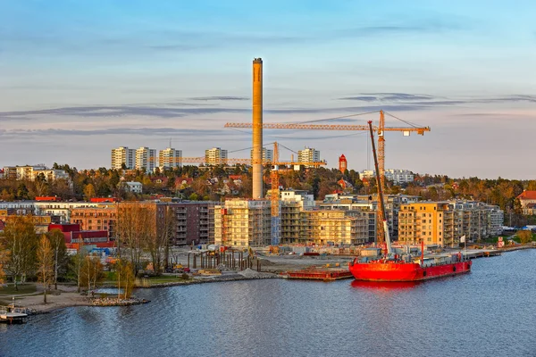 Subúrbios de Estocolmo, Mar Báltico, Suécia — Fotografia de Stock