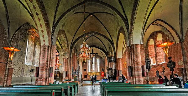 Interieur van Saint Marys kerk in Sigtuna — Stockfoto