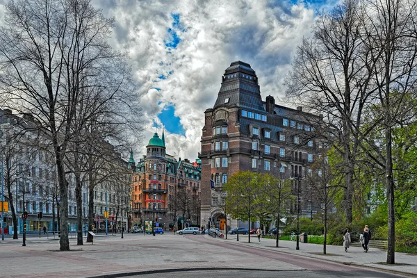 Prédios e Arquitetura de Estocolmo — Fotografia de Stock