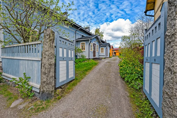 Gamla stan i Rauma, Finland — Stockfoto