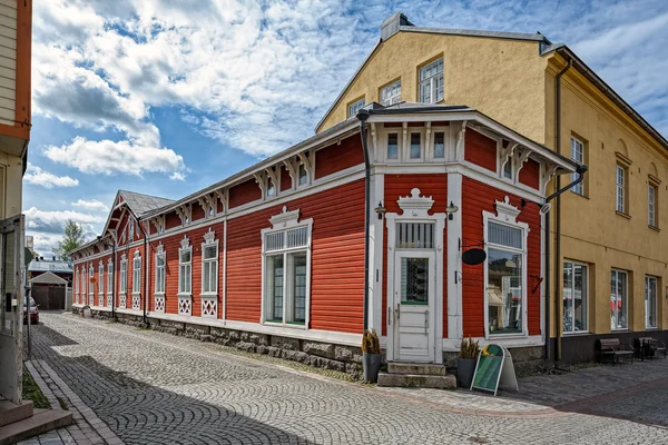 Gamla stan i Rauma, Finland — Stockfoto