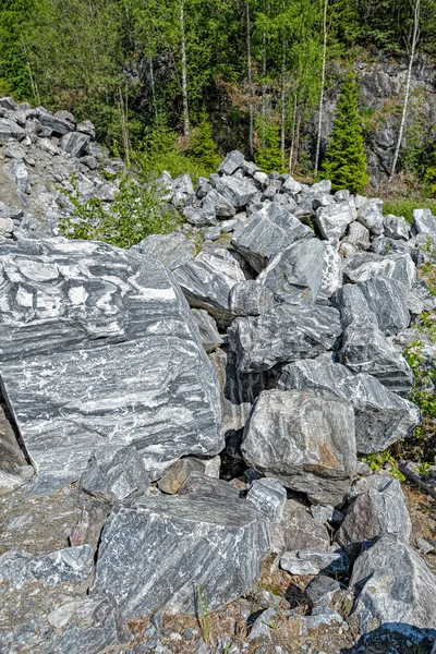 Carrière de marbre en Ruskeala — Photo