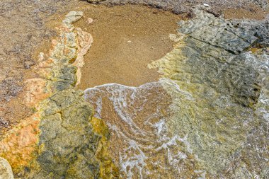 Ebb gelgit dönemde deniz dibinin