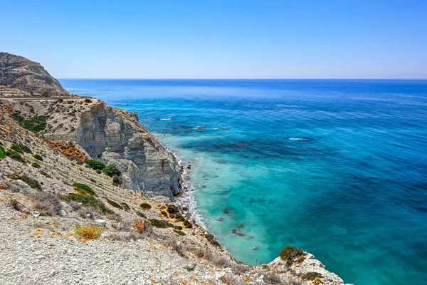 Akdeniz Sahili Kıbrıs — Stok fotoğraf