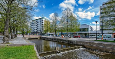 Rauma, Fyyrinsilta Köprüsü'nün kuzeydoğusunda kanal