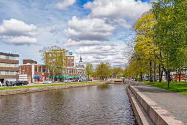 Rauma, Fyyrinsilta Köprüsü'nün kuzeydoğusunda kanal