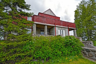 Dr. Gustaf Johannes kışın Sortavala eski Emlak