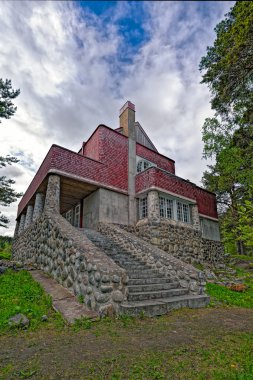Dr. Gustaf Johannes kışın Sortavala eski Emlak