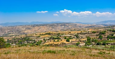 Kıbrıs dağ manzarası