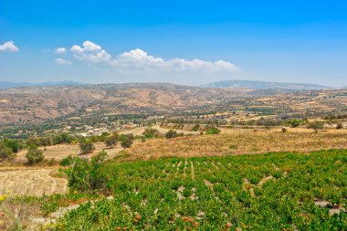 Kıbrıs dağ manzarası