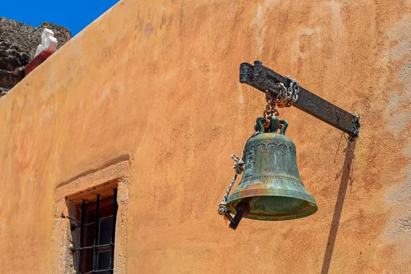 Spinalonga Island Fortress Church Bell — Stock Photo, Image