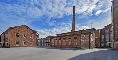 Former cotton factory in Pori, Finland clipart