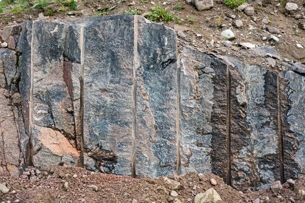 Επιφάνεια του βράχου γρανίτη — Φωτογραφία Αρχείου