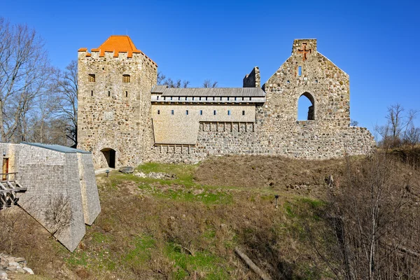 Ruinas del Castillo Sigulda — Foto de Stock