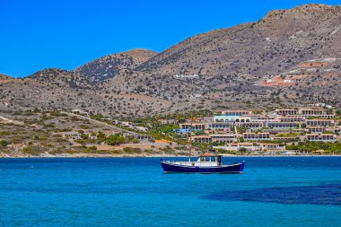 Elounda limanda palamarla zevk tekne