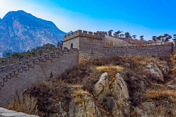 Gran torre de vigilancia de la Gran Muralla China — Foto de Stock